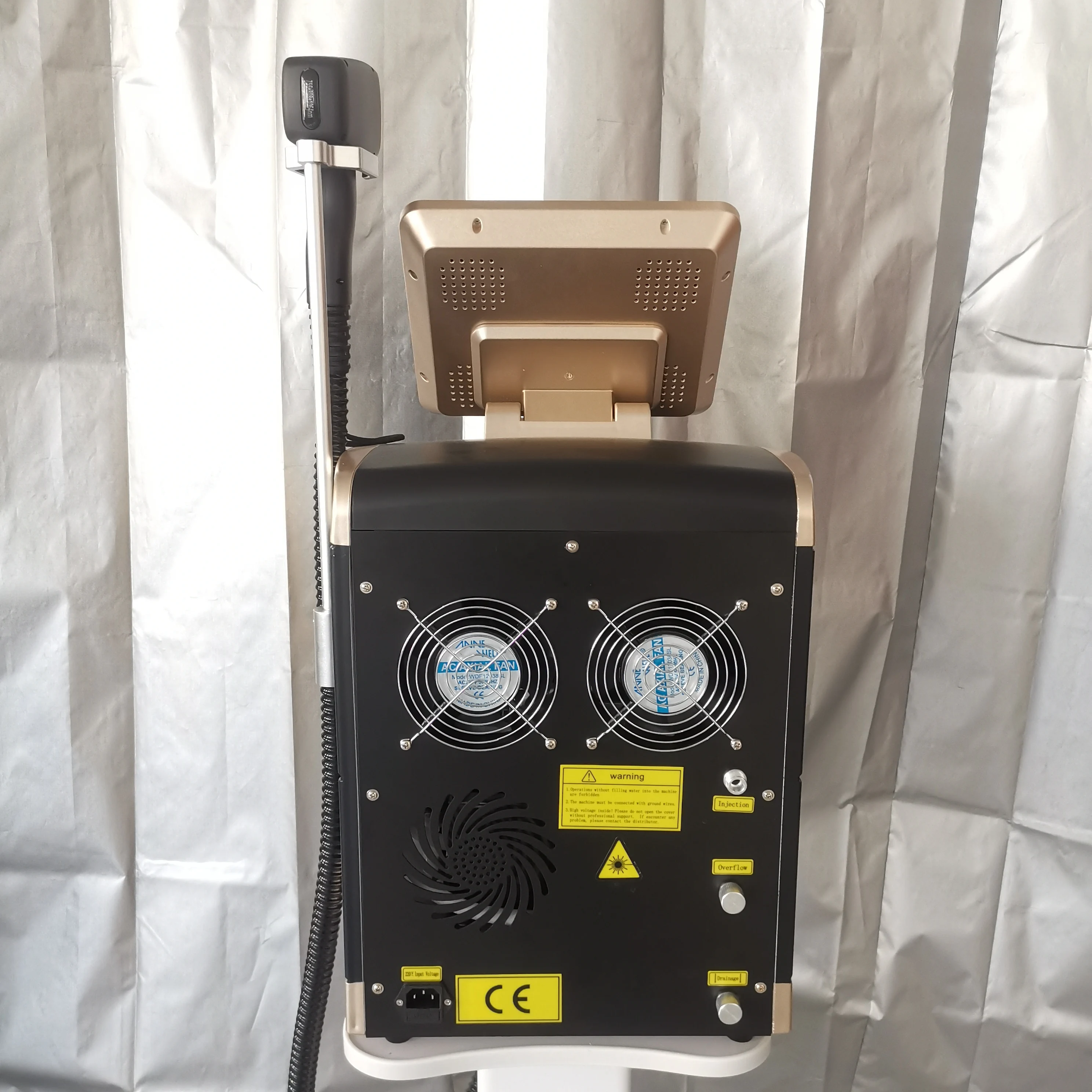 2025 Non-invasive Ice Titanium Painless Three-Wavelength 755/808/1064nm Diode Hair Removal Skin Whitening Machine