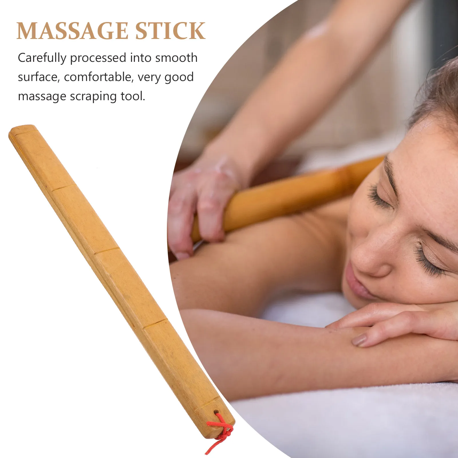 

Massager Fragrant Wood Stick Tool Hammer Sha Foot Roller Manual Guasha Hand Held