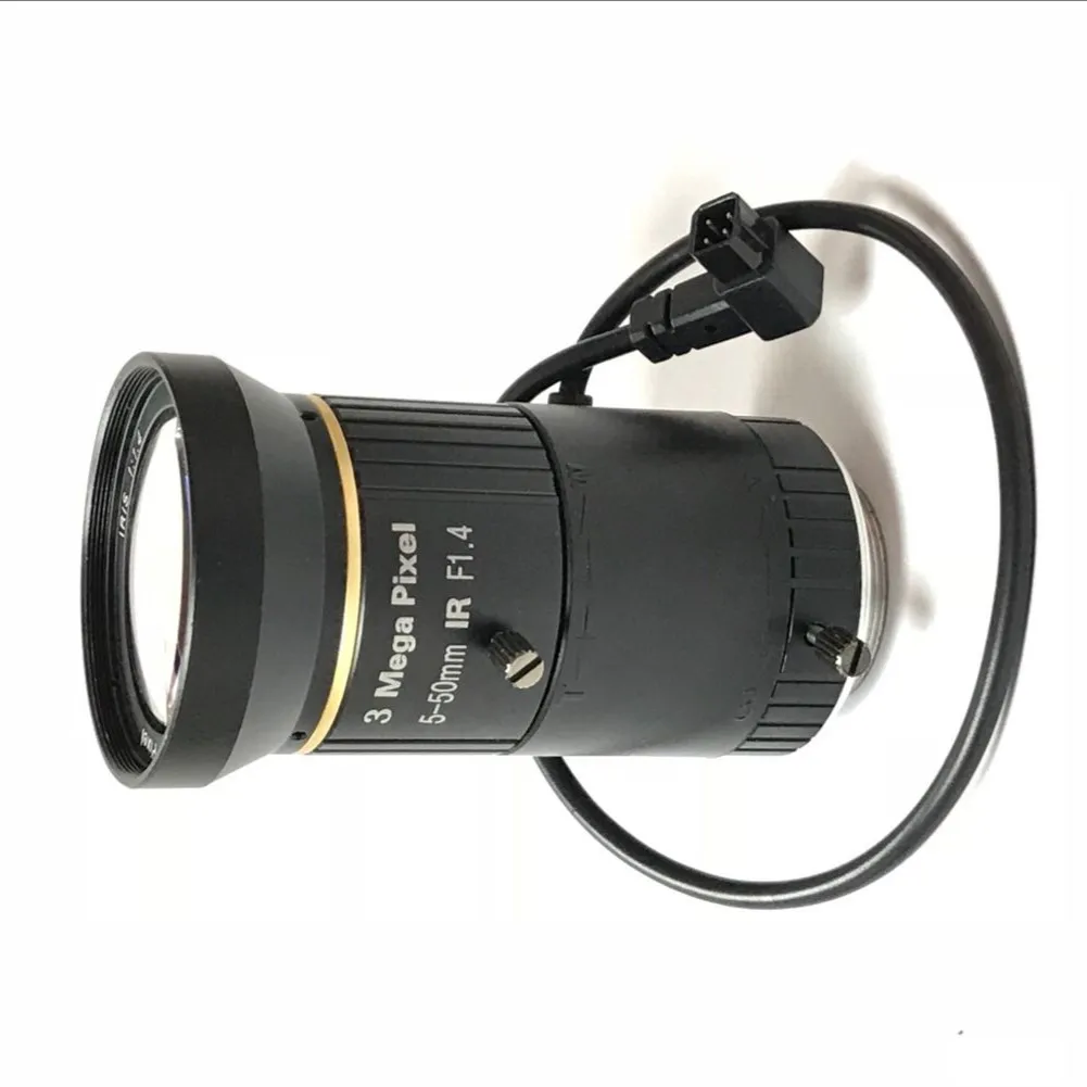 

SL-0134 3MP Security Market Lens 5~50mm F1.6 DC/CS Mount 1/2.7" 52.3°~7°