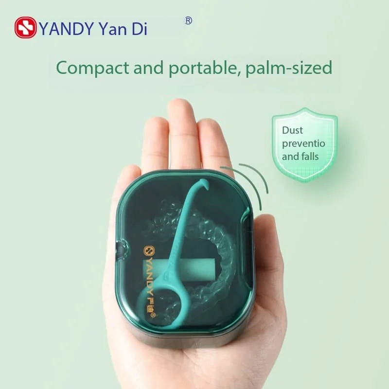 1pcs YANDY Magnetic Storage Case for Aligners/Invisible Braces/Orthodontic Retainers/Dental Braces/Dentures (Multiple Colors)