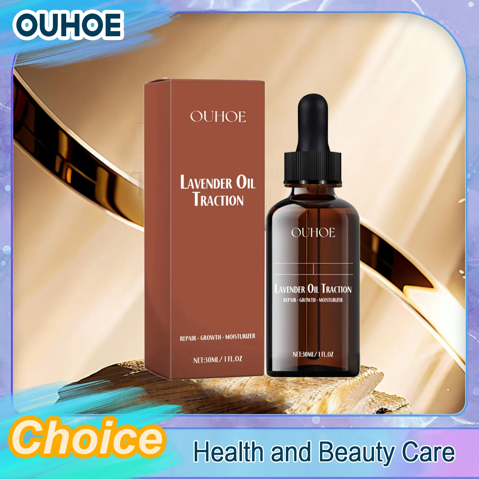 

Strengthening Hair Serum Scalp Relaxation Split Ends Repair Anti Frizz Elasticity Boost Nourishing Smoothing Lavender Hair Oil
