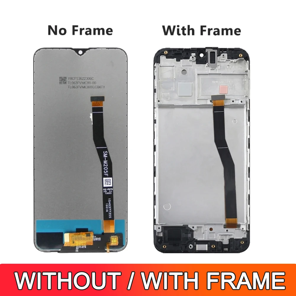 For Samsung Galaxy M20 2019 M205 SM-M205F M205FN M205F M205M LCD Display Touch Screen Digitizer Assembly Replacement