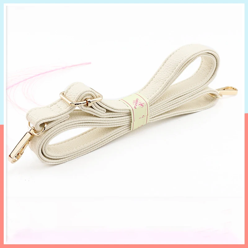 1.2cm Wide Thin Synthetic Leather Shoulder Bag Strap Diy Purse Handle Adjustable Crossbody Handbag Belt Replacement With Clasp