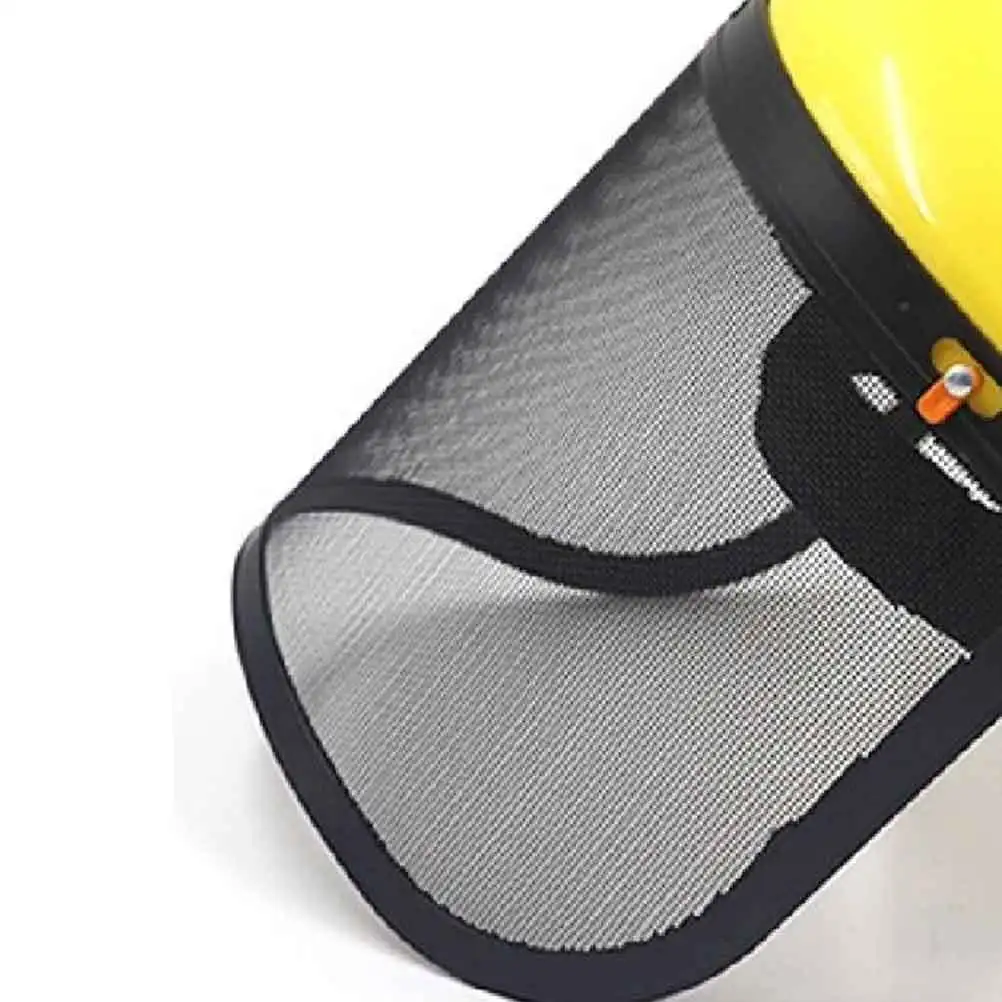 

1Pcs Protective Hat Heavy Duty Lawn Mower Enhanced Wide Design Metal Mesh for Grass Trimmer Gardening Work