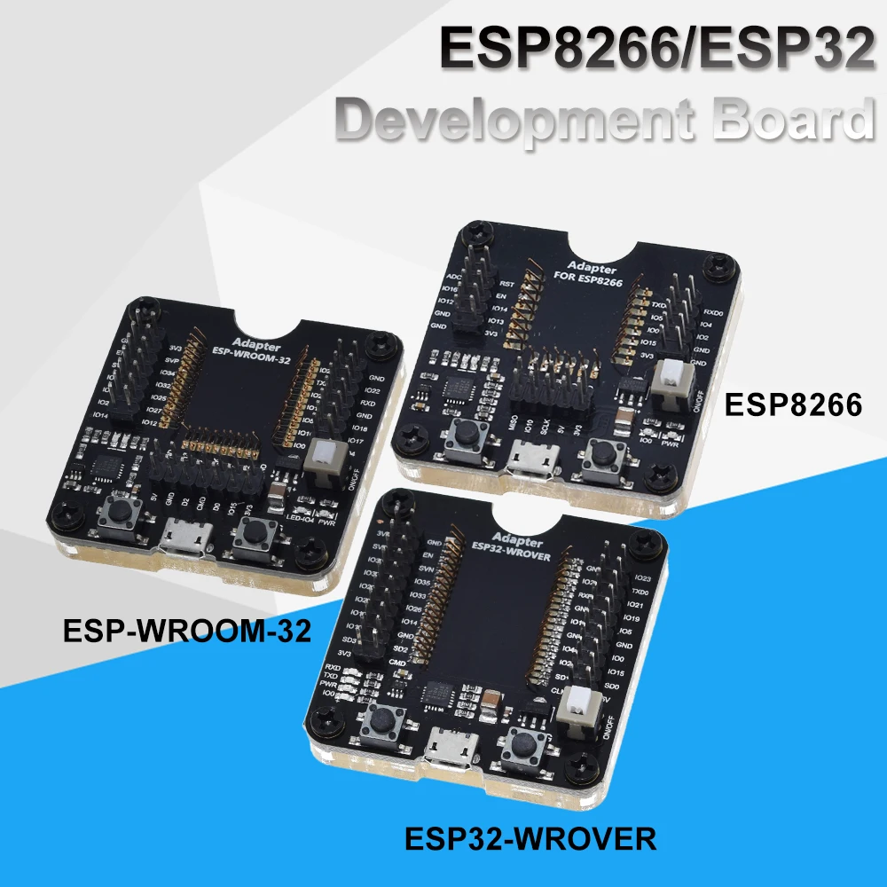 ESP8266 ESP-WROOM-32 ESP32-WROVER Плата разработки Esp32 Тестовая плата Esp32 Инструмент для записи приспособлений загрузчик для ESP-12F/07S/12S