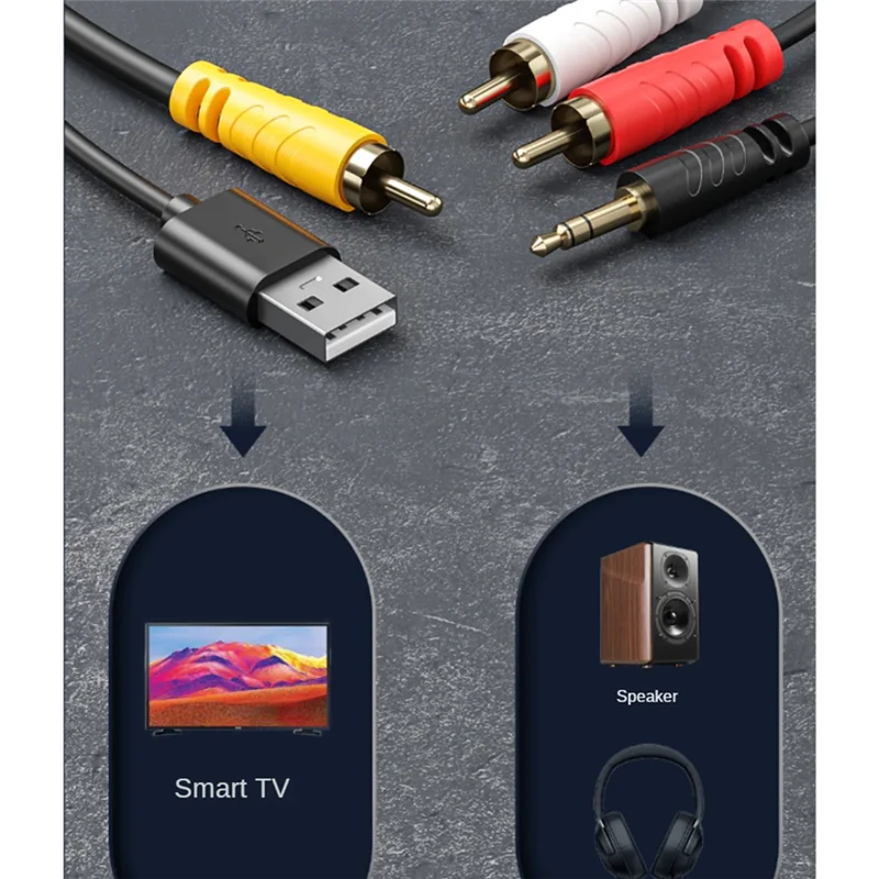 A13E-Digital To Analog Converter Digital Optical SPDIF Toslink To Analog Stereo Audio RCA Audio Adapter With Optical Cable Durab