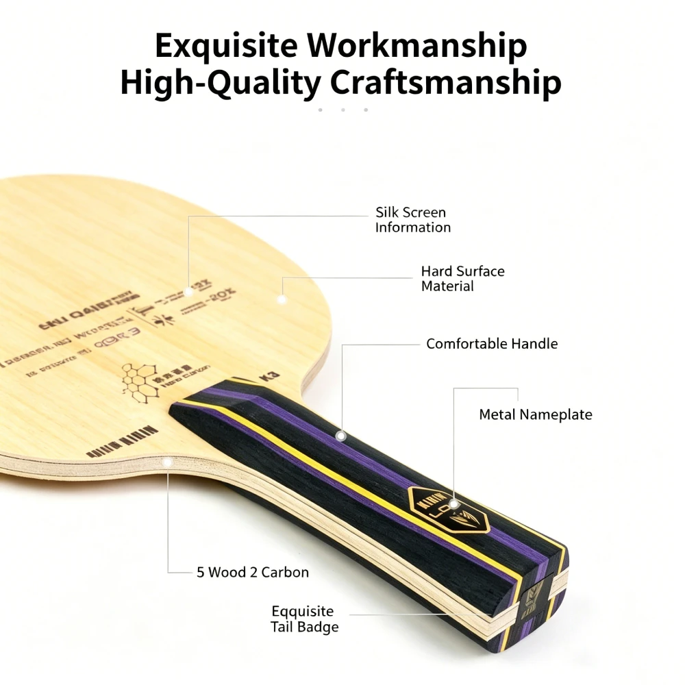 Orignal LOKI Kirin K3 Table Te - đánh giá và giá Table Tennis Bat Butterfly