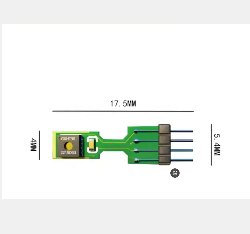 The original authentic GXHT30CM temperature and humidity sensor module I2C communication can represent SHT85