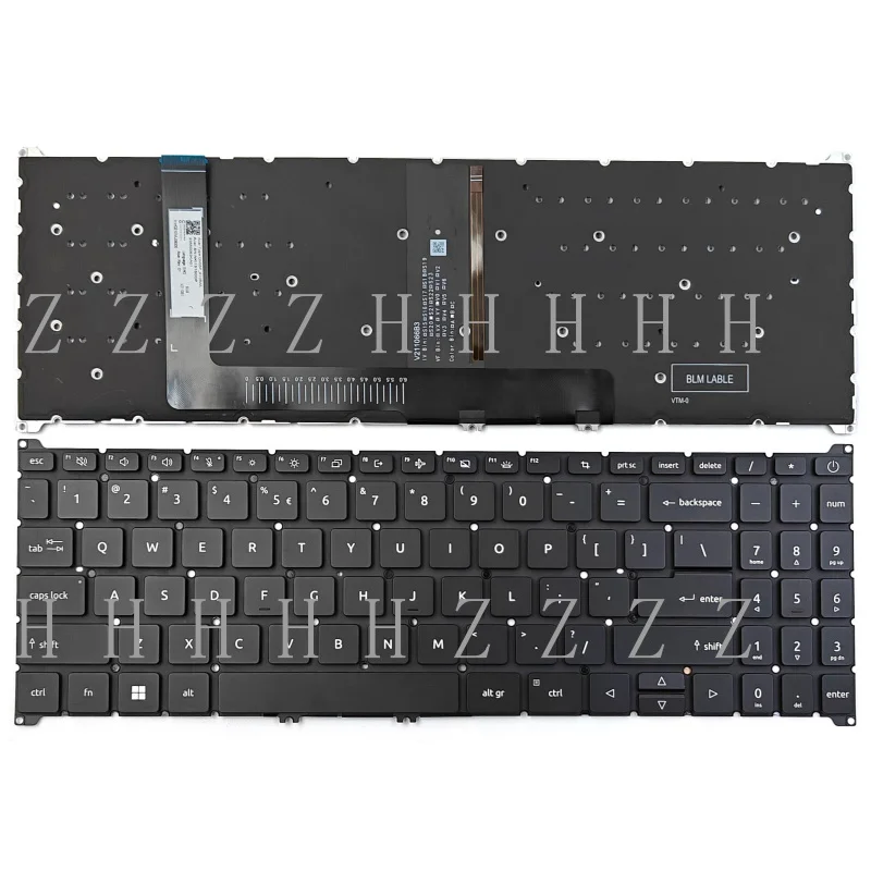 

Z New For Acer Nitro V15 ANV15-51 ANV15-51-532J ANV15-51-59MT Keyboard Backlit US