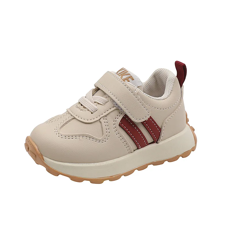 2025 موضة أحذية كاجوال للأطفال قابلة للتنفس مريحة للأطفال البنات والأولاد أحذية رياضية بحلقة ربط نعل ناعم للجري كاجوال للأطفال الصغار #5