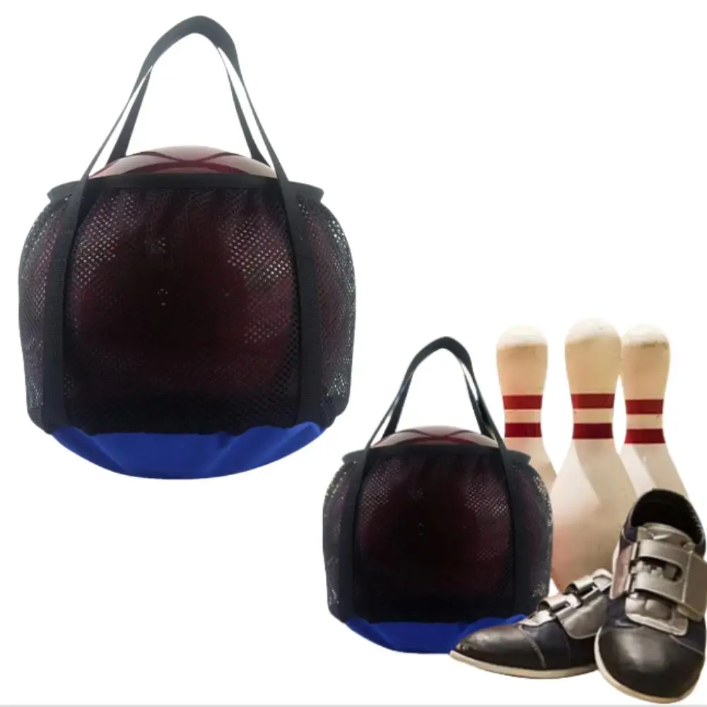 

Tote Bag Bowling Mesh Bag With Handle Carrying Case Bowling Ball Holder Convenient Lightweight Bowling Storage Bag Men And Women