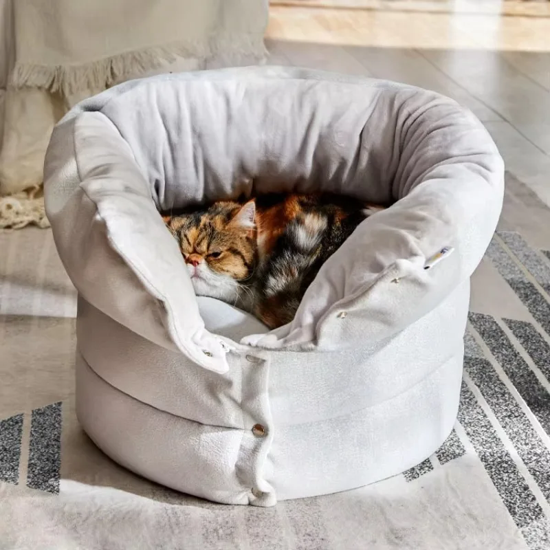 

Soft Luxury Cat Tunnel Bed Simons Cat Cushion pet bed