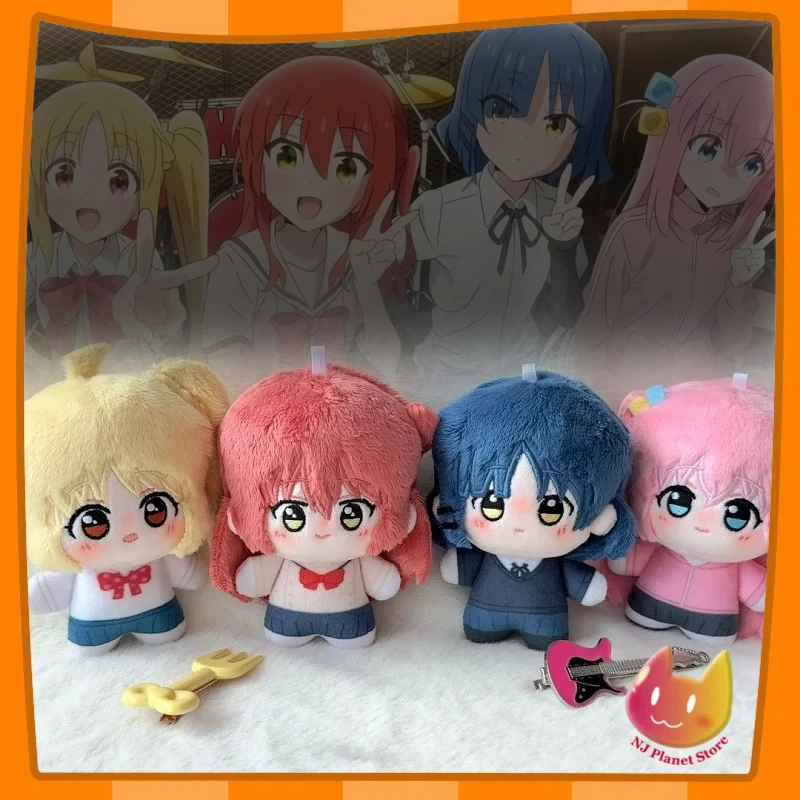 

10cm Anime Bocchi The Rock Gotoh Hitori Ijichi Nijika Yamada Ryo Kita Ikuyo Cosplay Doll Plush Stuffed Cute Figure Dolls Girls
