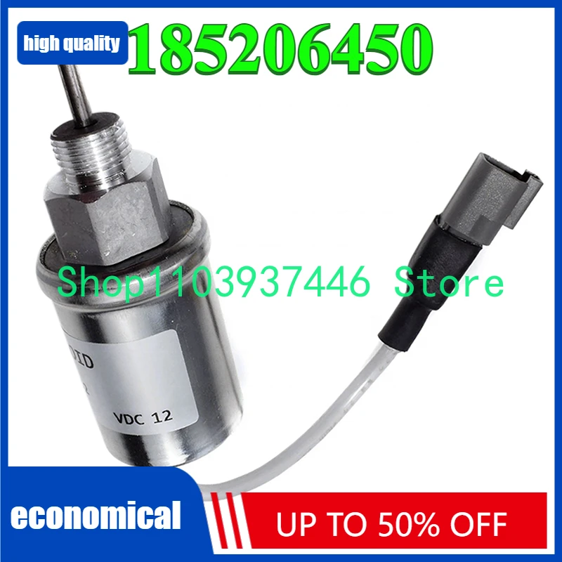 

12 В U85206520 185206450 Соленоид отключения топлива для Perkins 2306 Series 402D 403C 403D 404C 404D U85206451 U85206450 Аксессуары