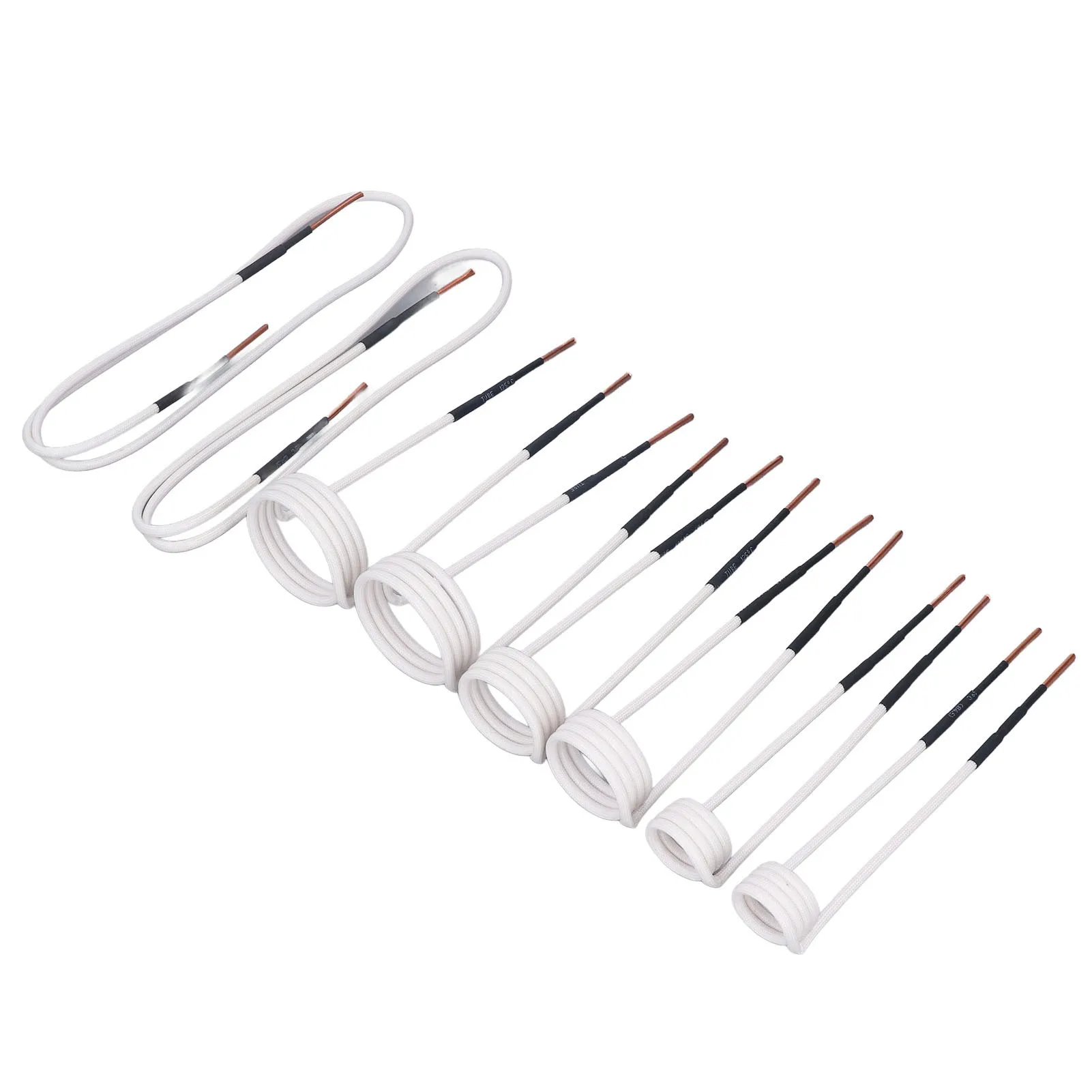 8 шт., катушка индукционного нагревателя, 2,5 мм, латунный сердечник, 4 типа, набор для болтов, гаек, снятия винтов, нагревательная катушка