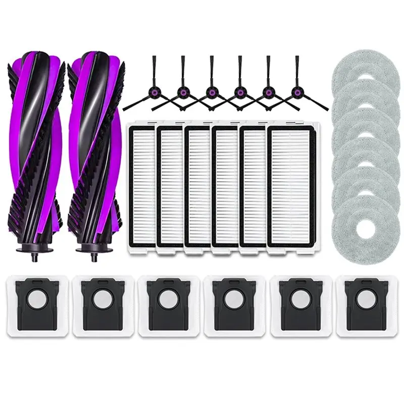 

B46C Main Roller Side Brush Dust Bag Filter Mop Cloth Accessories For Cecotec Conga X70 Robot Vacuum Replacement Parts