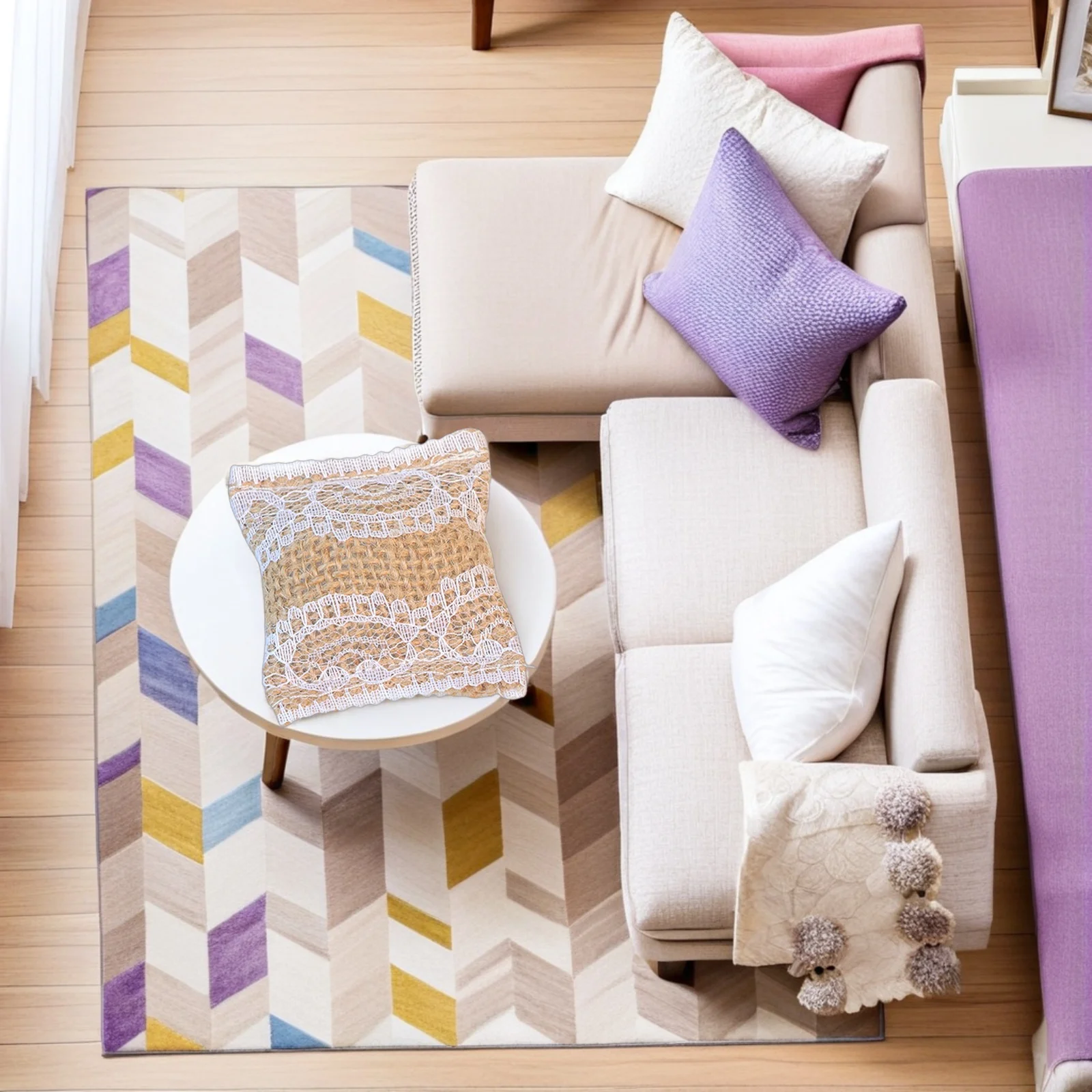 

6Pcs Miniature Dollhouse Sofa Pillows Soft Fabric Cushions for Living Room Bedroom Cozy Miniature Cushions and Tiny Home Decor