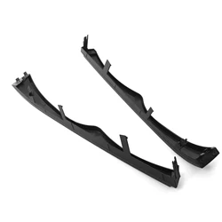 Headlight Trim Moulding Set Front Lower Left and Right, 2pcs Replacement for BMW E46 2002-2005 OEM 51130030406 51130030407