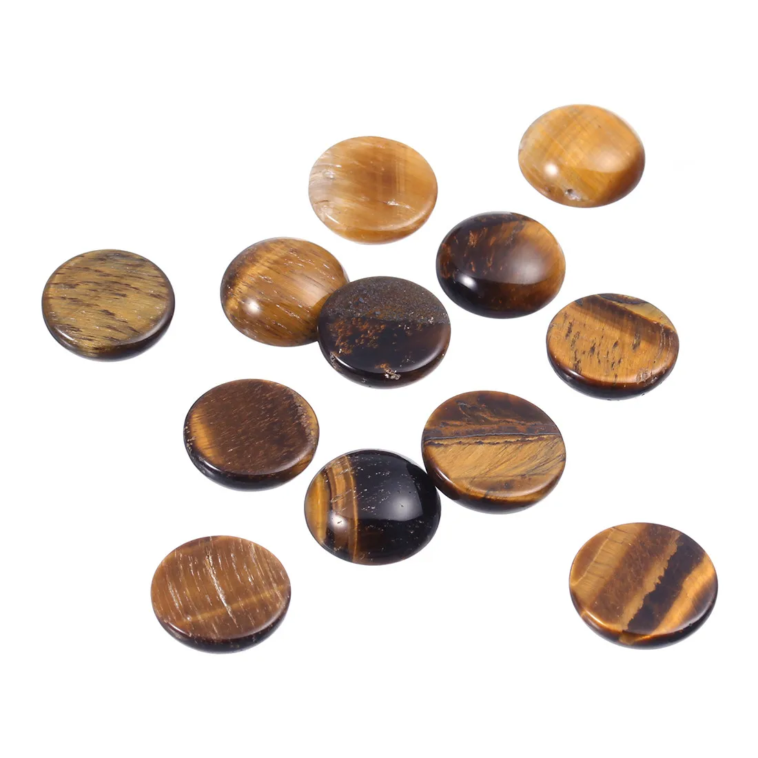 10pcs Round Onyx Cabochons for DIY Jewellery Making