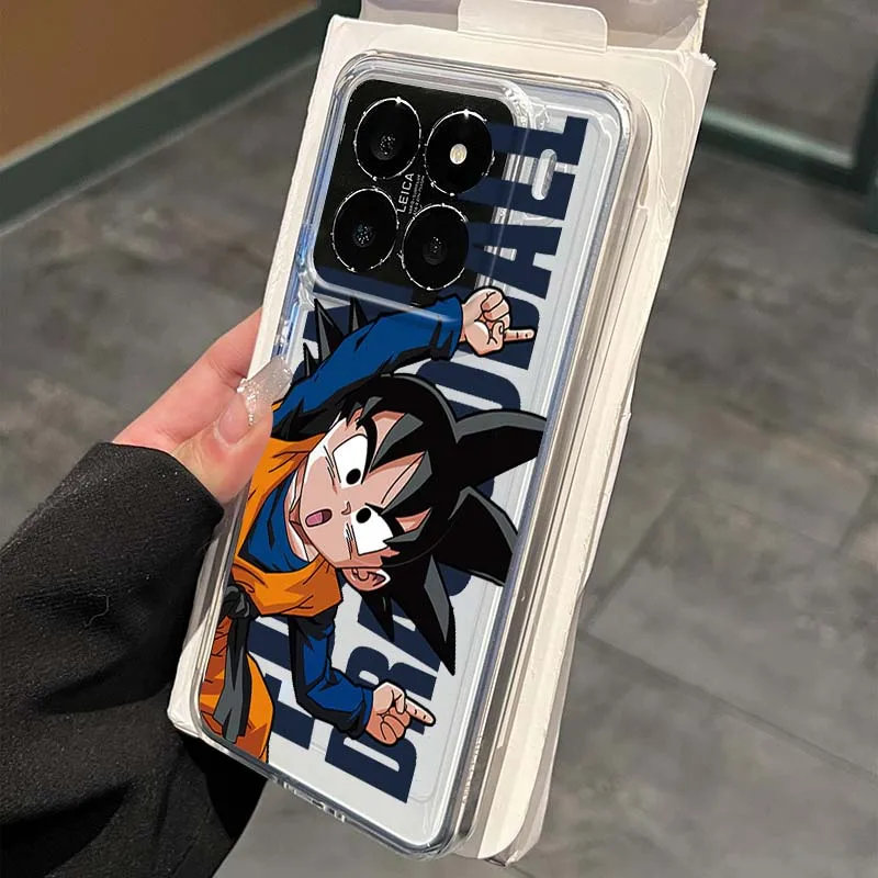 

Dragon Ball Trunks‌ Son Goku Phone Case For Xiaomi 15 14 13 12 12S 12X 12T 11 11T Pro Lite TPU Transparent