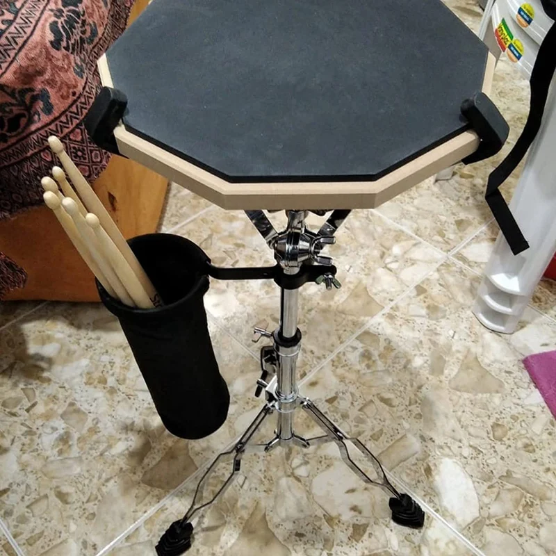 Nylon Container Bag, Drum Stick Holder Drumstick Bag For Drum Set Clamp On Stick Holder Bag Container