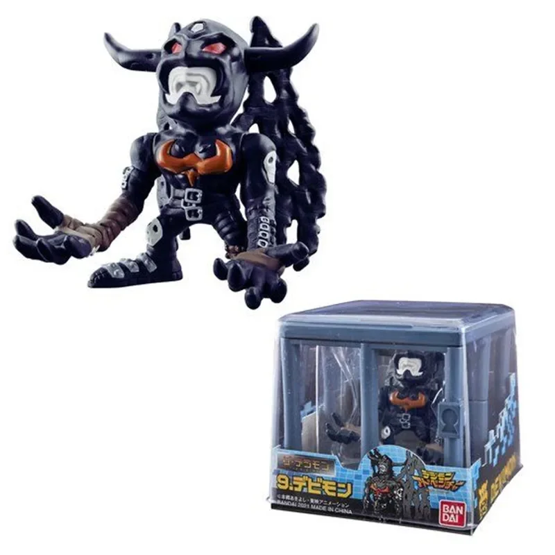 โมเดลตัวการ์ตูนอะนิเมะแท้ของ Bandai 02 Dukemon Mugendramon ตุ๊กตาขยับแขนขาได้ของเล่นสำหรับเด็ก