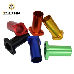 ZSDTRP Aluminium Carburetor Intake Pipe Inlet Manifold for VM24 PWK21-30 Carburetor Intake Adapter For Predat 196cc 200cc 212cc