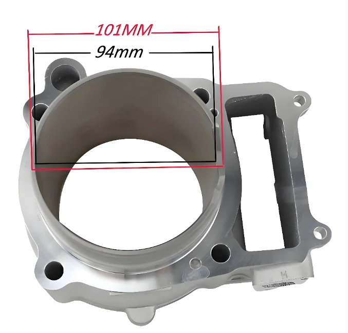 High Performance 450cc Factory   for Zongshen NC450 94.5mm Bore Complete Engine Set  Cylinder Block Motorcycle Cylinder