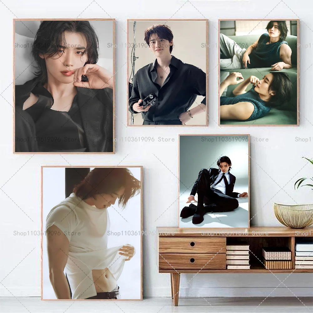 Korean Actor Lee Jong Suk Poster Paper Print Home Living Room Bedroom Entrance Bar Cafe Art Painting Decoration