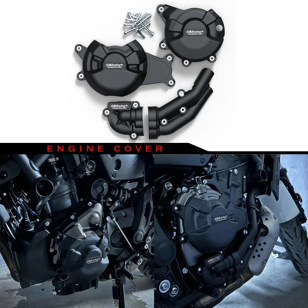 

for Yamaha FZ07 XSR700 MT07 2014-2024 Motorcycles Engine Cover Protection