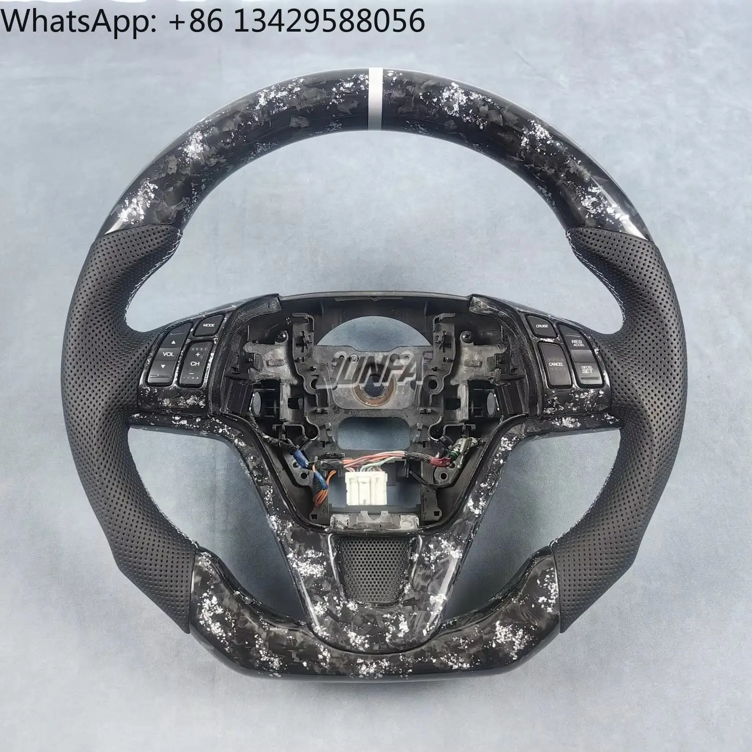 

Forged Carbon LED Light Steering Wheel For Honda Civic Sport Models