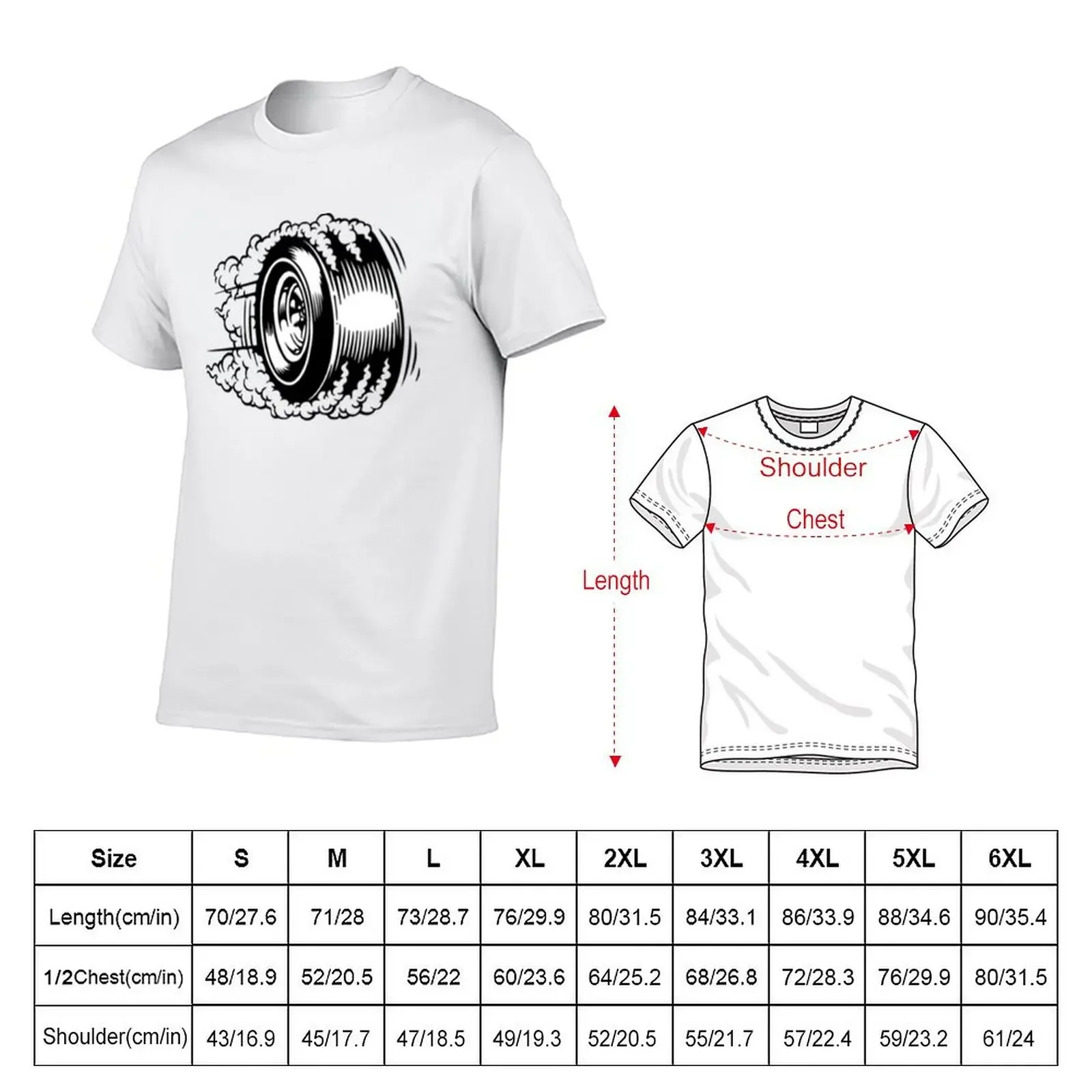 One Wheel Burnout T-shirt sports fans shirts graphic tees mens funny t shirts