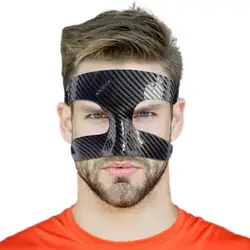 Basketball Mask Durable Face Guard for Broken Nose Adults Basketball Nose Guard Face Mask for Football Soccer Sports Accessories