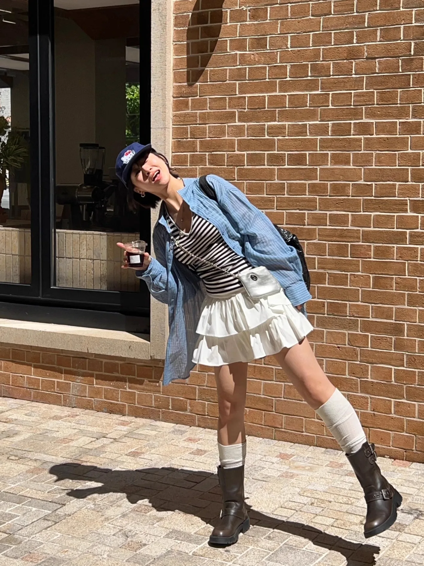 

Милая плиссированная юбка-трапеция с высокой талией, облегающая, белая, женская, однотонная, для повседневной носки, весна-осень