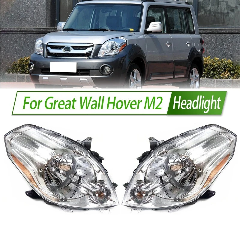 

For Great Wall Hover M2 Halogen Headlight Assembly OEM Style Front Day Running Light Plug & Play Replacement