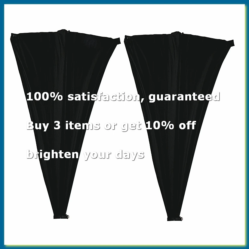 ●Universal Dj Light Speaker Stand Skirt Tripod Scrim Cover with Stretchable Polyester Material, 2 Pcs
