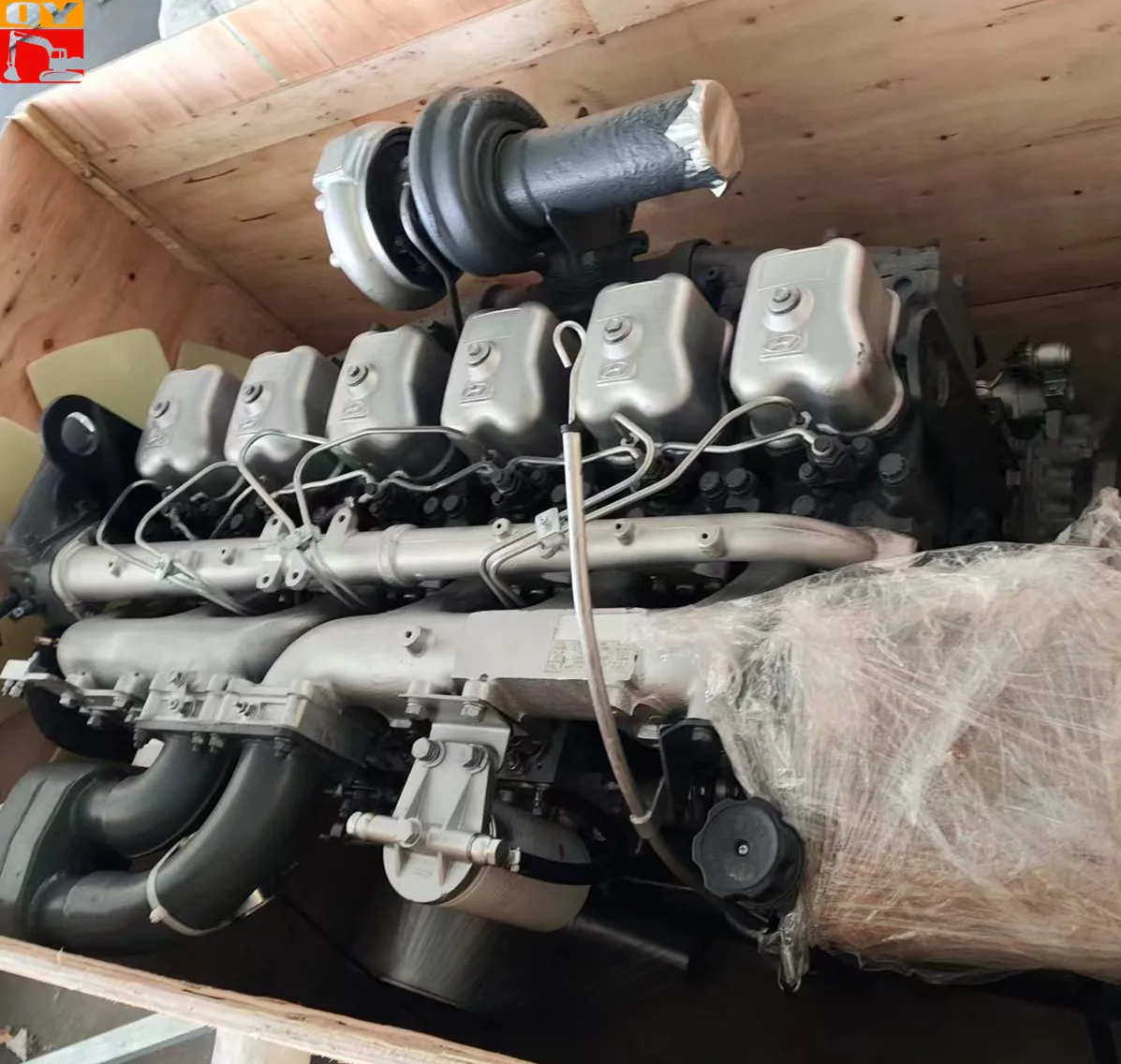 R350LC-9 crawler excavator HD270 engine assy D6AC D6CA engine for sale