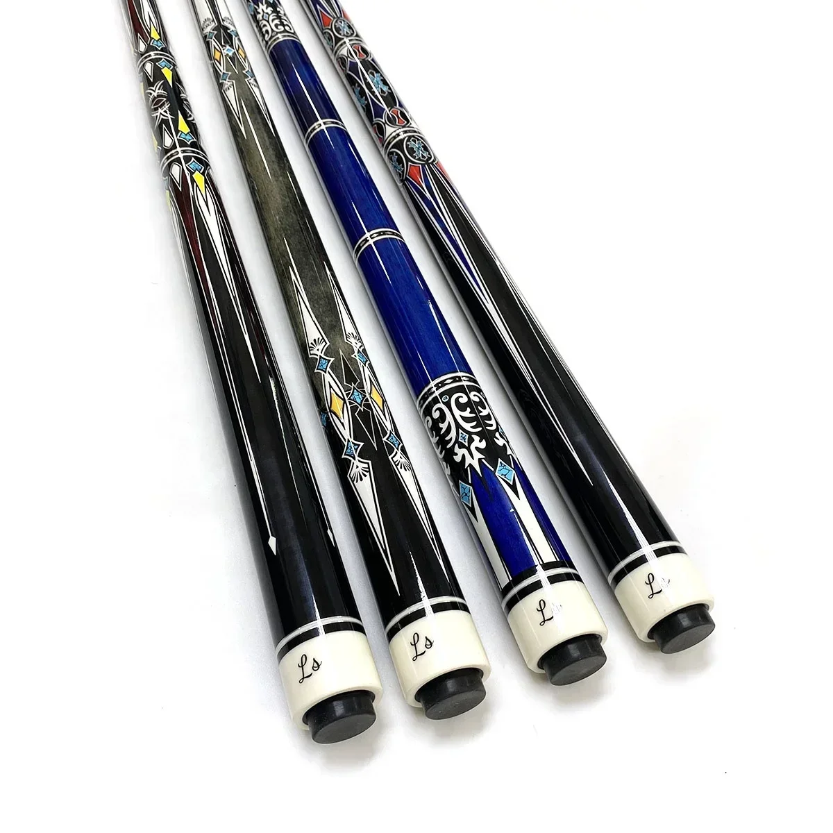 2024 Wholesale Price Premium Billiard 1/2 Carbon Shaft Maple Wood Butt Pool Cue 58