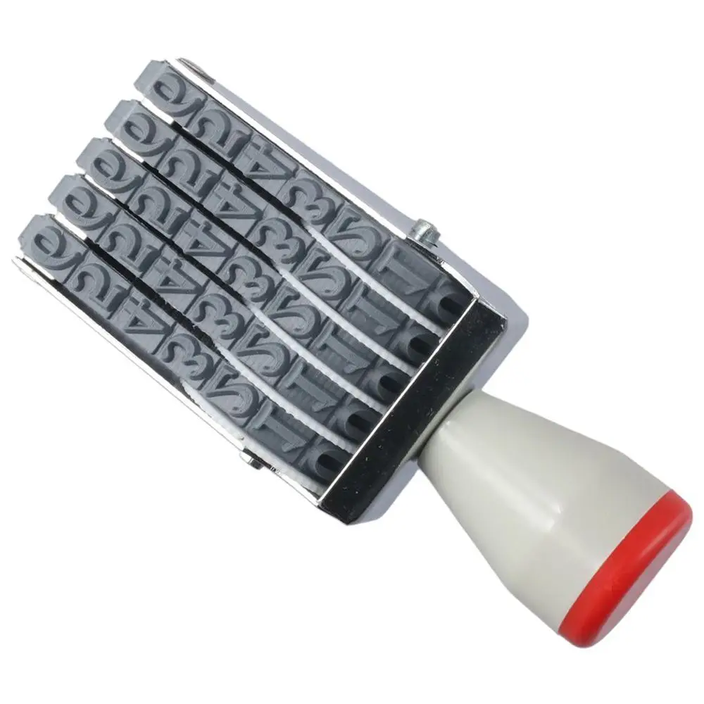 3 ,4 or 5 Digit Number Number Stamp Multi-Function Changeable Personalized Business Stamps Roller Stamps Office