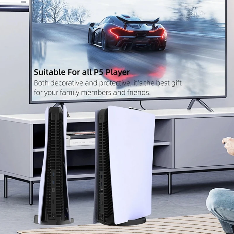 Disc Edition Console White Cover Plates Replacement Side Panels for Console Accessories-A31R
