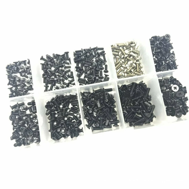Kit di ricambio per viti universali per Laptop da 500 pezzi M2, M2.5, M3 per Lenovo Toshiba Gateway Samsung HP IBM Dell Dell Acer Asus