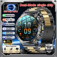 T-rex 3 grado militar 1000mAh batería reloj inteligente IP68 impermeable GPS Bluetooth llamada AMOLED HD hombres deportes 2025 nuevo reloj inteligente