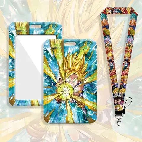 DRAGON BALL PVC-kortplånböcker Anime-tryck Autentiseringsuppgifter Son Goku Kreditkortshållare Nyckelring Serietidning Periferi Badgehållare 8 best sales Cartera Dragon Ball - №2