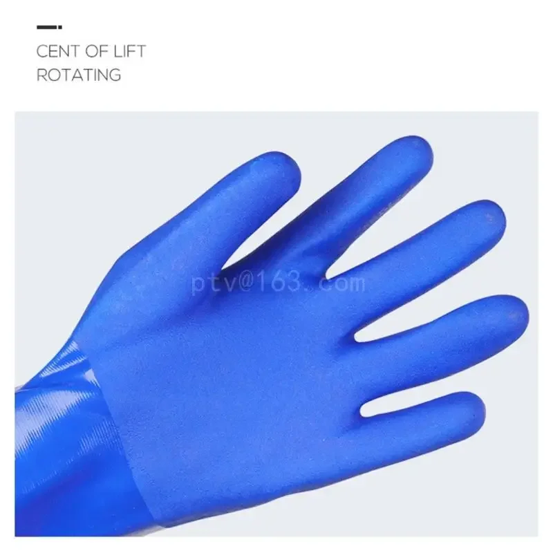 Waterproof and Wear resistant Long Waterproof Rubber Gloves Keep Your Arms Dry and Safe Fishery,Aquarium Gloves