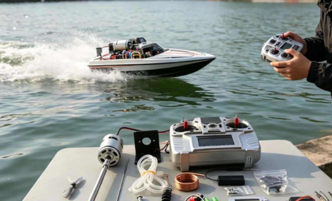 500m Range RC Speed Boat Full Kit 775 Motor 480A ESC MC6C Remote Control