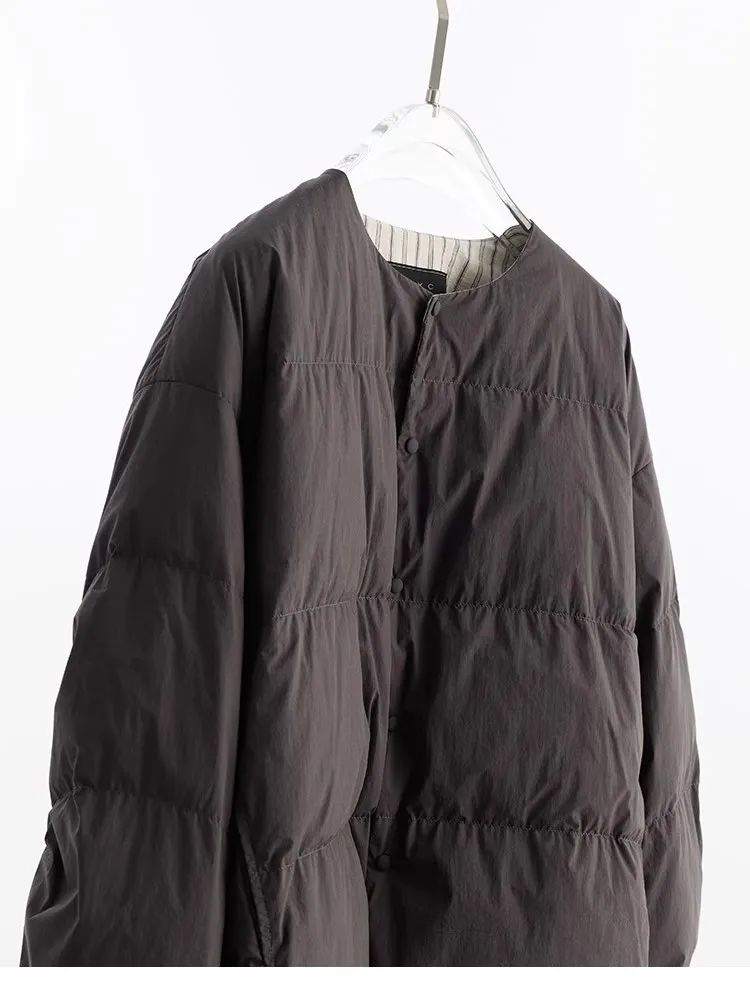 Short down Jacket for Petite Women, 90% White Duck Down, Lightweight and Warm Coat, New Women's Fashion for Autumn and Winter 2026