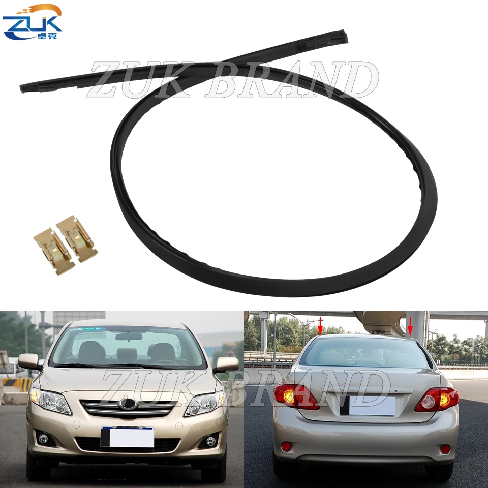 

Car Roof Drip Finish Moulding Rubber Seal Strips For TOYOTA COROLLA ALTIS E15 2008 2009 2010 2011 2013 Sedan With Free Clips
