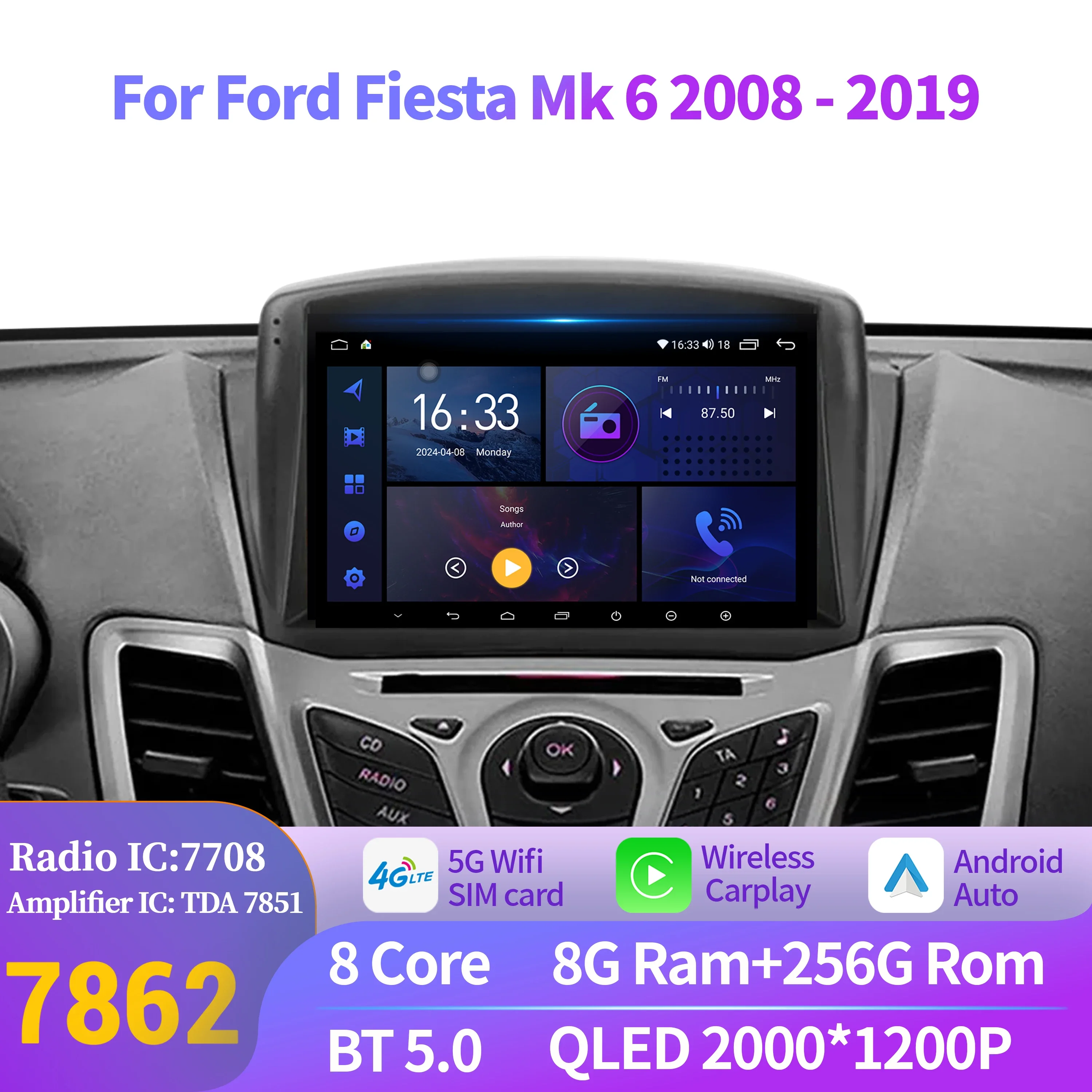 For Ford Fiesta Mk … - image