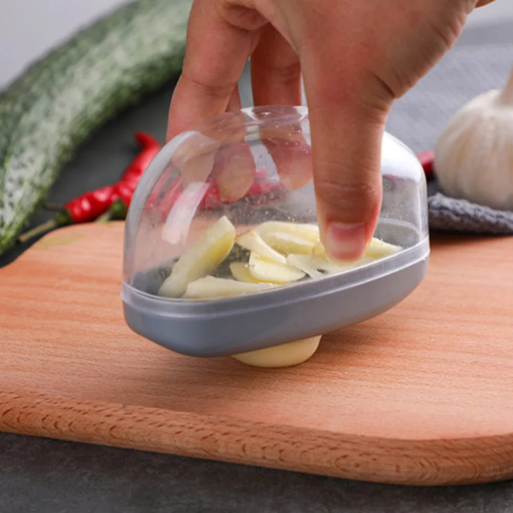 

1pc Press Style Cutter 2-In-1 Garlic Dicer Mincer Crusher Manual Food Chopper Kitchen Gadget Household Garlic Masher Tool For