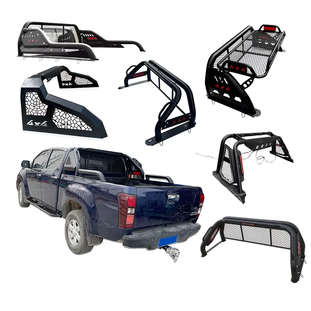 

Спортивная дуга безопасности (роллбар) черного цвета для MITSUBISHI TRITON L200 TACOMA NP300 2019+/2016-2018, аксессуары для 4x4